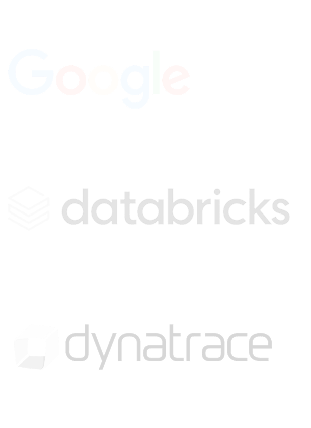 Patrocinadores: Google, Databricks e Dynatrace